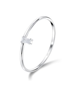 Minimalist Designed Silver Ring NSR-4063